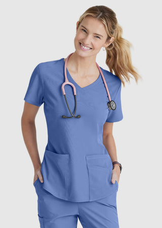 Skechers Women's Vitality V-neck Basic Scrubs Top