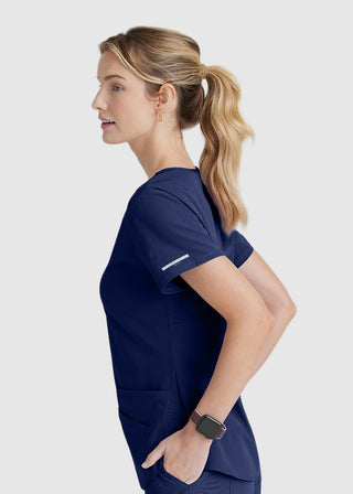 Skechers Women's Vitality V-neck Basic Scrubs Top