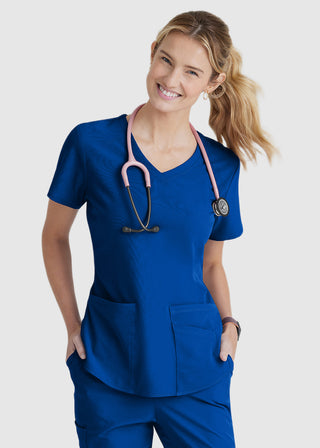 Skechers Women's Vitality V-neck Basic Scrubs Top