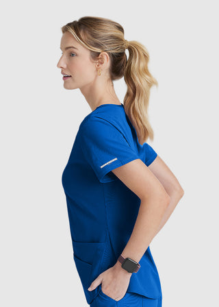 Skechers Women's Vitality V-neck Basic Scrubs Top