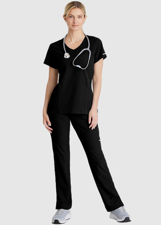 Skechers Women's Vitality Logo Elastic Waist Petite Pant