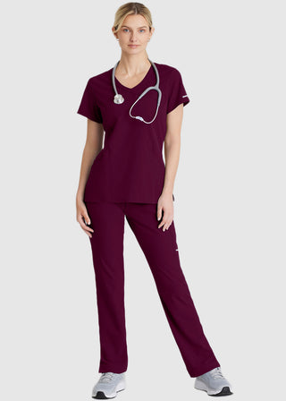 Skechers Women's Vitality Logo Elastic Waist Petite Pant