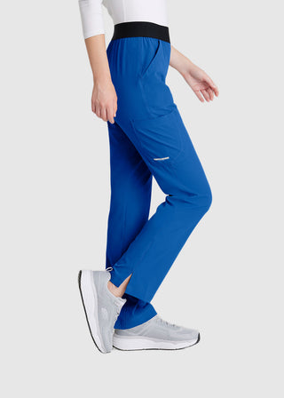 Skechers Women's Vitality Logo Elastic Waist Petite Pant