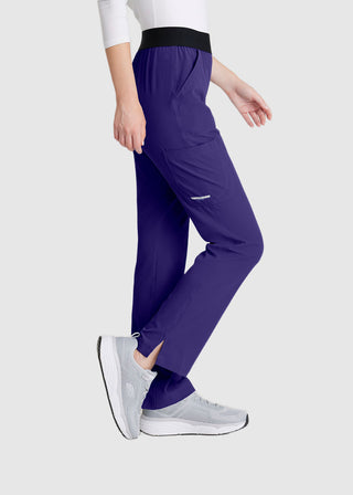 Skechers Women's Vitality Logo Elastic Waist Petite Pant