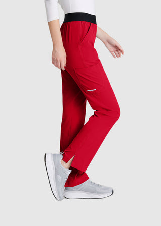 Skechers Women's Vitality Logo Elastic Waist Petite Pant