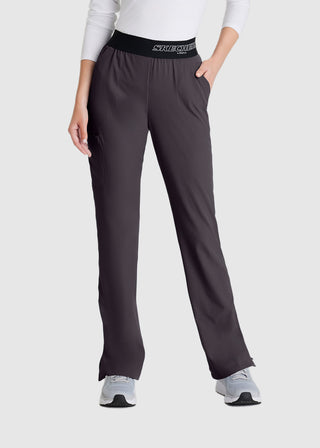 Skechers Women's Vitality Logo Elastic Waist Petite Pant