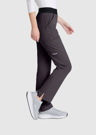 Skechers Women's Vitality Logo Elastic Waist Petite Pant