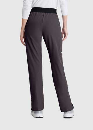 Skechers Women's Vitality Logo Elastic Waist Petite Pant