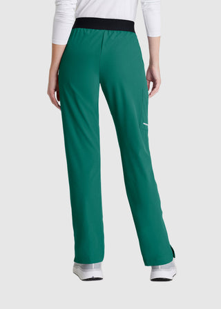 Skechers Women's Vitality Logo Elastic Waist Petite Pant