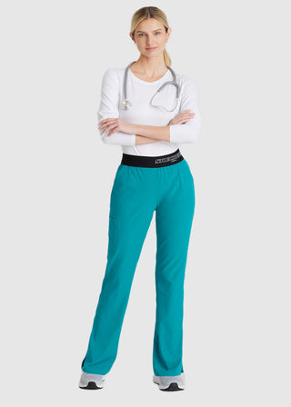 Skechers Women's Vitality Logo Elastic Waist Petite Pant