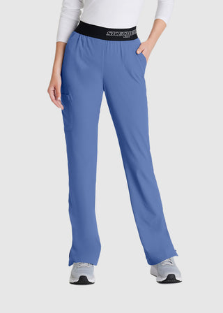 Skechers Women's Vitality Logo Elastic Waist Tall Pant