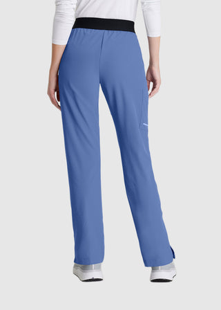 Skechers Women's Vitality Logo Elastic Waist Tall Pant