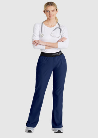 Skechers Women's Vitality Logo Elastic Waist Petite Pant