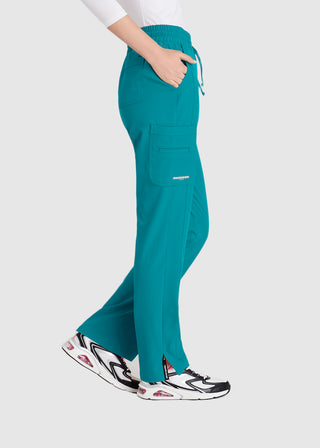 Skechers Women's Scrubs Gamma 6-Pocket Elastic Waistband Tall Cargo Pant