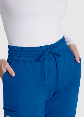 Skechers Unisex Reach Shirred Waistband Slim and Straight Petite Pant