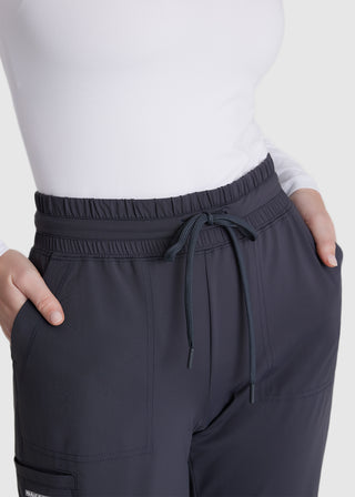 Skechers Unisex Reach Shirred Waistband Slim and Straight Petite Pant