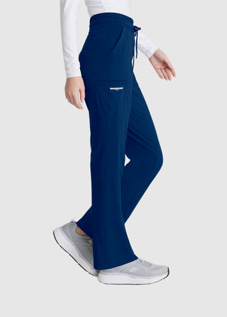 Skechers Unisex Reach Shirred Waistband Slim and Straight Petite Pant