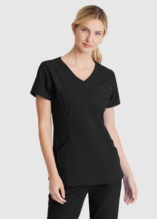 Skechers Women's Shirred Surplice Scrub Top