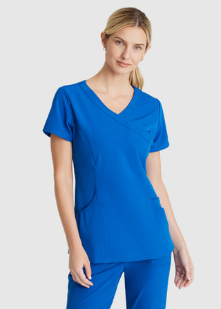 Skechers Women's Shirred Surplice Scrub Top