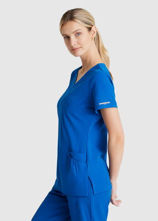 Skechers Women's Shirred Surplice Scrub Top