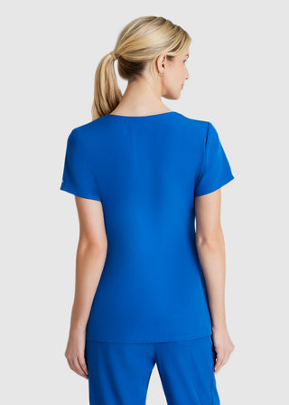 Skechers Women's Shirred Surplice Scrub Top