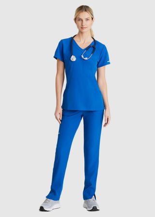 Skechers Women's Shirred Surplice Scrub Top