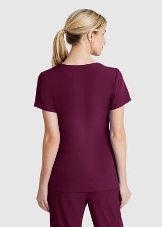 Skechers Women's Shirred Surplice Scrub Top