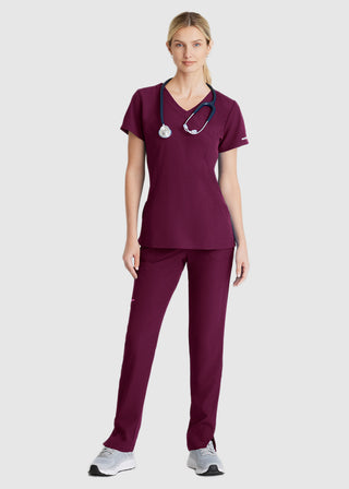 Skechers Women's Shirred Surplice Scrub Top