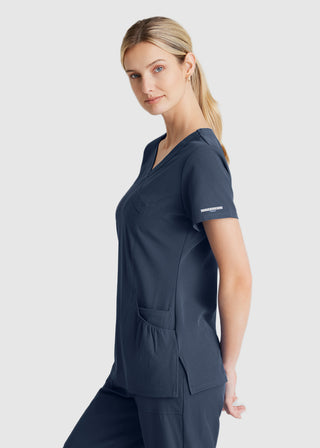 Skechers Women's Shirred Surplice Scrub Top