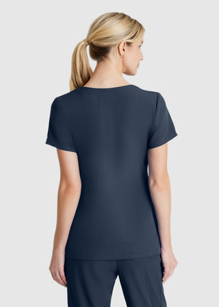 Skechers Women's Shirred Surplice Scrub Top