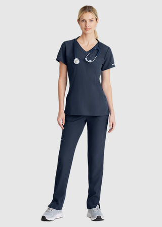 Skechers Women's Shirred Surplice Scrub Top