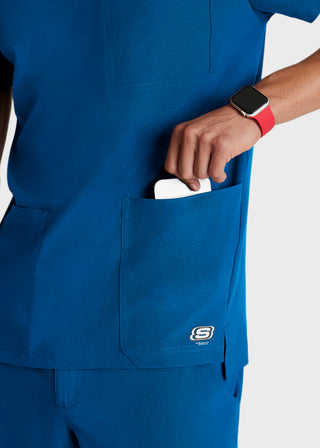 Skechers Men's Thesis Round Neck Scrub Top