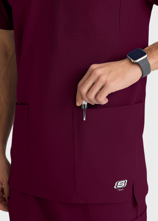 Skechers Men's Thesis Round Neck Scrub Top