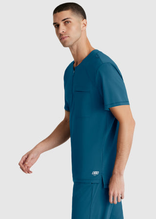 Skechers Men's Flex Curved Neck Scrub Top