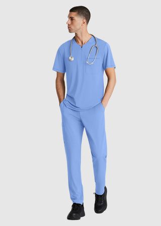 Skechers Men's Flex Curved Neck Scrub Top