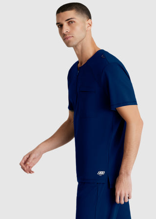 Skechers Men's Flex Curved Neck Scrub Top