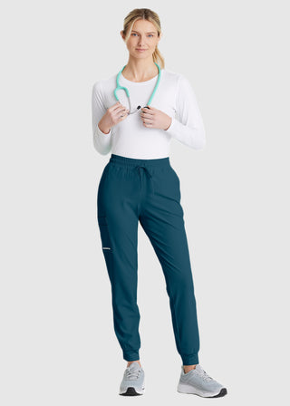 Skechers Women's Theory Jogger Scrub Petite Pant