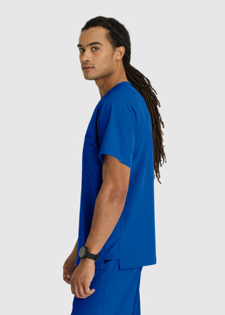 Skechers Men's Structure Crossover V-neck Basic Scrub Top