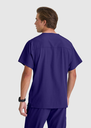 Skechers Men's Structure Crossover V-neck Basic Scrub Top