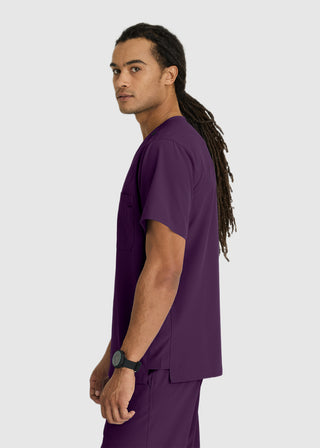Skechers Men's Structure Crossover V-neck Basic Scrub Top