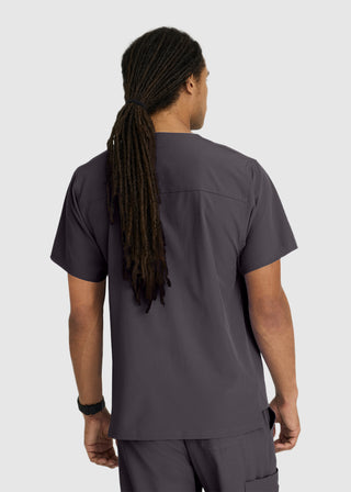 Skechers Men's Structure Crossover V-neck Basic Scrub Top