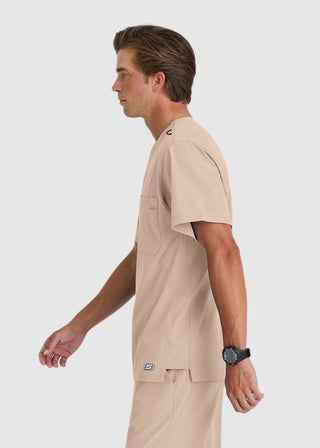 Skechers Men's Structure Crossover V-neck Basic Scrub Top