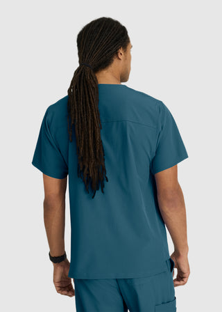 Skechers Men's Structure Crossover V-neck Basic Scrub Top