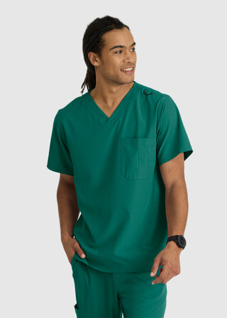 Skechers Men's Structure Crossover V-neck Basic Scrub Top