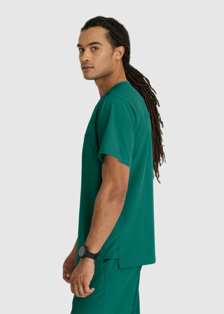 Skechers Men's Structure Crossover V-neck Basic Scrub Top