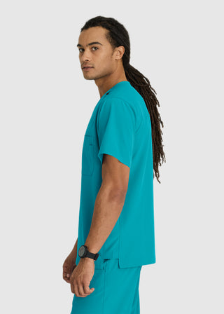 Skechers Men's Structure Crossover V-neck Basic Scrub Top