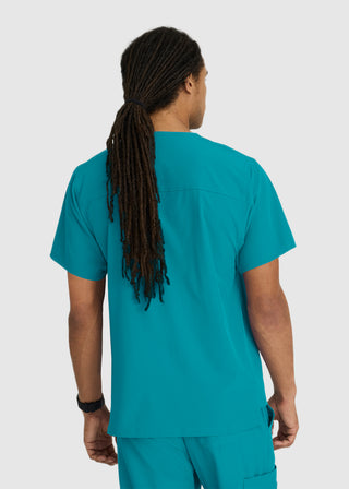 Skechers Men's Structure Crossover V-neck Basic Scrub Top