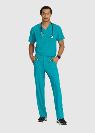 Skechers Men's Structure Crossover V-neck Basic Scrub Top