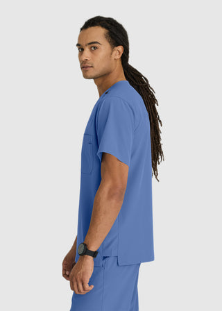 Skechers Men's Structure Crossover V-neck Basic Scrub Top