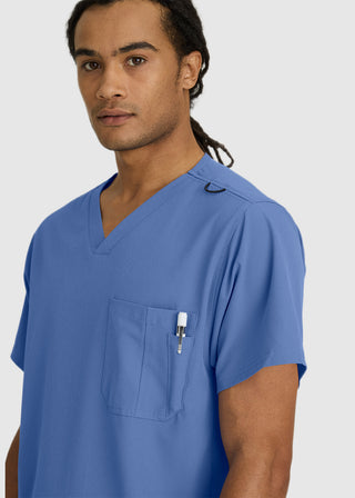 Skechers Men's Structure Crossover V-neck Basic Scrub Top